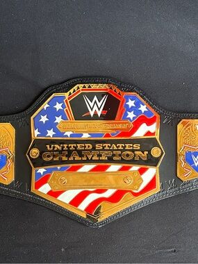 WWE United States Champion Belt - Red White Blue Gold - Ruthless Aggression Era